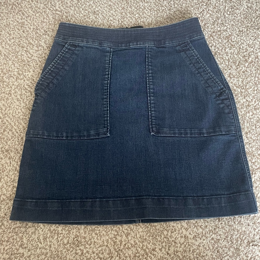 Loft Denim Mini Skirt Size 0